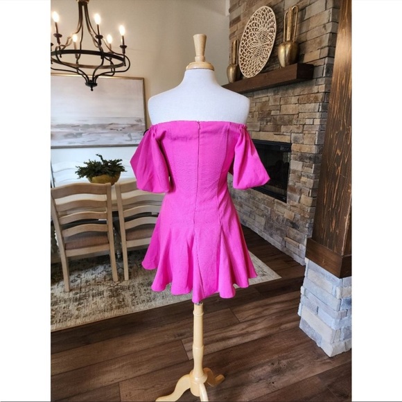 Hot Pink Off the Shoulder Barbiecore Mini Dress
Fit & Flare Boutique - Picture 2 of 6